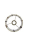 Light&living Kap cilinder 20-20-30 cm MEDAN crème+bruin+donker bruin