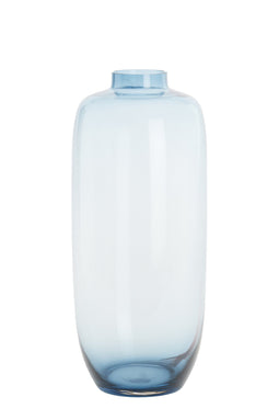 Light&living Vaas Ø24x56 cm FURANO glas blauw