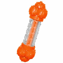 Kauwspeelgoed voor honden Nylabone Oranje Bacon Kunstmatig M