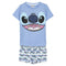 Pyjama Kinderen Stitch Blauw Maat 10 Jaar