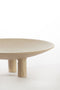 Light&living Plateau op voet Ø30,5x10,5 cm TABUA zand+l. br. Gespikkeld