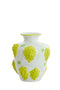 Light&living Vaas deco Ø21,5x26 cm GRAPE keramiek wit-groen
