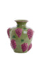 Light&living Vaas deco Ø21,5x26 cm GRAPE keramiek donker groen-aubergine