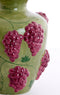Light&living Vaas deco Ø21,5x26 cm GRAPE keramiek donker groen-aubergine