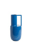 Light&living Vaas deco Ø18x43 cm CERTALO glans donker blauw