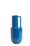 Light&living Vaas deco Ø18x43 cm CERTALO glans donker blauw
