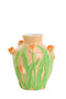 Light&living Vaas deco Ø21,5x26 cm TULIP keramiek licht oranje-groen
