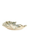 Light&living Schaal 37x35x6,5 cm REDIU keramiek crème+olijf groen