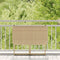 Tuintafel inklapbaar 90x51x75 cm poly rattan beige