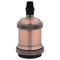 Lamphouders 2 st rood brons E27