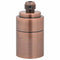 Lamphouders 2 st rood brons E27
