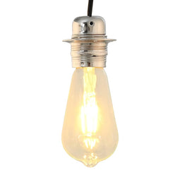 Lamphouders 2 st nikkel satijn E27