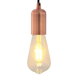 Lamphouders 2 st rood brons E27