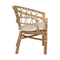 Keukenstoel Wit Honing Rotan 58 x 59 x 78 cm