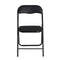 Vouwbare Stoel Zwart 44 x 47 x 79 cm