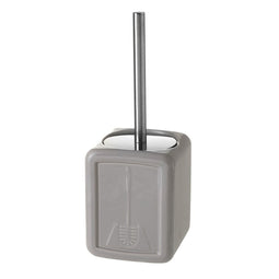 Toiletborstel Grijs Keramisch 11 x 11 x 30 cm