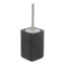 Toiletborstel Zwart Keramisch 11 x 11 x 33 cm