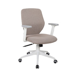 Bureaustoel Wit Taupe 63 x 59 x 94,5 cm