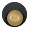 Muurlamp Zwart Gouden 9 W 20 x 7 x 20 cm