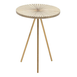 Bijzettafel Beige Gouden 38 x 38 x 50 cm