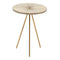 Bijzettafel Beige Gouden 38 x 38 x 50 cm