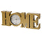 Bordsklocka HOME Gouden Plastic 39 x 3,5 x 15 cm