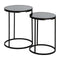 Set van 2 tafels Zwart 46 x 46 x 60 cm (2 Stuks)