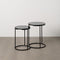 Set van 2 tafels Zwart 46 x 46 x 60 cm (2 Stuks)