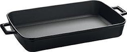 LAVA Schaal rechthoekig - 400x260mm - Zwart/Zwart