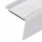 Trapneuzen L-vormig 15 st 100 cm aluminium zilverkleurig