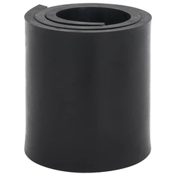 Rubberen rand voor sneeuwploeg 120x15x1 cm zwart