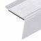 Trapneuzen L-vormig 15 st 100 cm aluminium zilverkleurig