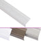 Trapneuzen L-vormig 5 st 90 cm aluminium zilverkleurig