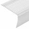 Trapneuzen L-vormig 15 st 90 cm aluminium zilverkleurig