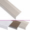 Trapneuzen L-vormig 15 st 100 cm aluminium champagnekleurig