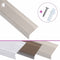 Trapneuzen L-vormig 15 st 90 cm aluminium champagnekleurig