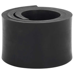 Rubberen rand voor sneeuwploeg 100x10x1 cm zwart