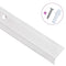 Trapneuzen L-vormig 15 st 90 cm aluminium zilverkleurig