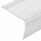 Trapneuzen L-vormig 5 st 100 cm aluminium zilverkleurig