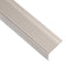 Trapneuzen L-vormig 5 st 100 cm aluminium champagnekleurig