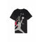 T-Shirt met Korte Mouwen voor kinderen Nike JDB GRADIENTE STACKED JM SS TEE 95D119 023 Zwart Maat...