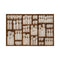 Schilderij Bruin Beige Hout 120 x 80 x 6 cm