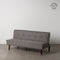 Slaapbank Zwart Grijs 181 x 102 x 85 cm