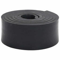 Rubberen rand voor sneeuwploeg 250x10x1 cm zwart