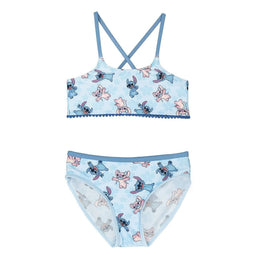 Bikinibroek Voor Meisjes Stitch Blauw Maat 8 Jaar