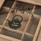 Box for Infusions Natuurlijk Kristal Pijnboom Hout MDF 24 x 24 x 8 cm