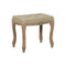 Kruk Beige Rubberwood 50 x 47 x 36 cm