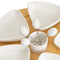 Snackdienblad Wit Natuurlijk 30 x 30 x 5 cm (6 Stuks)