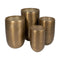Vaas Gouden Aluminium 45,7 x 45,7 x 81 cm