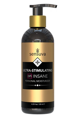 SENSUVA ON INSANE ULTRA-STIMULATING PERSONAL MOISTURIZER ORIGINAL UNFLAVORED 125ML